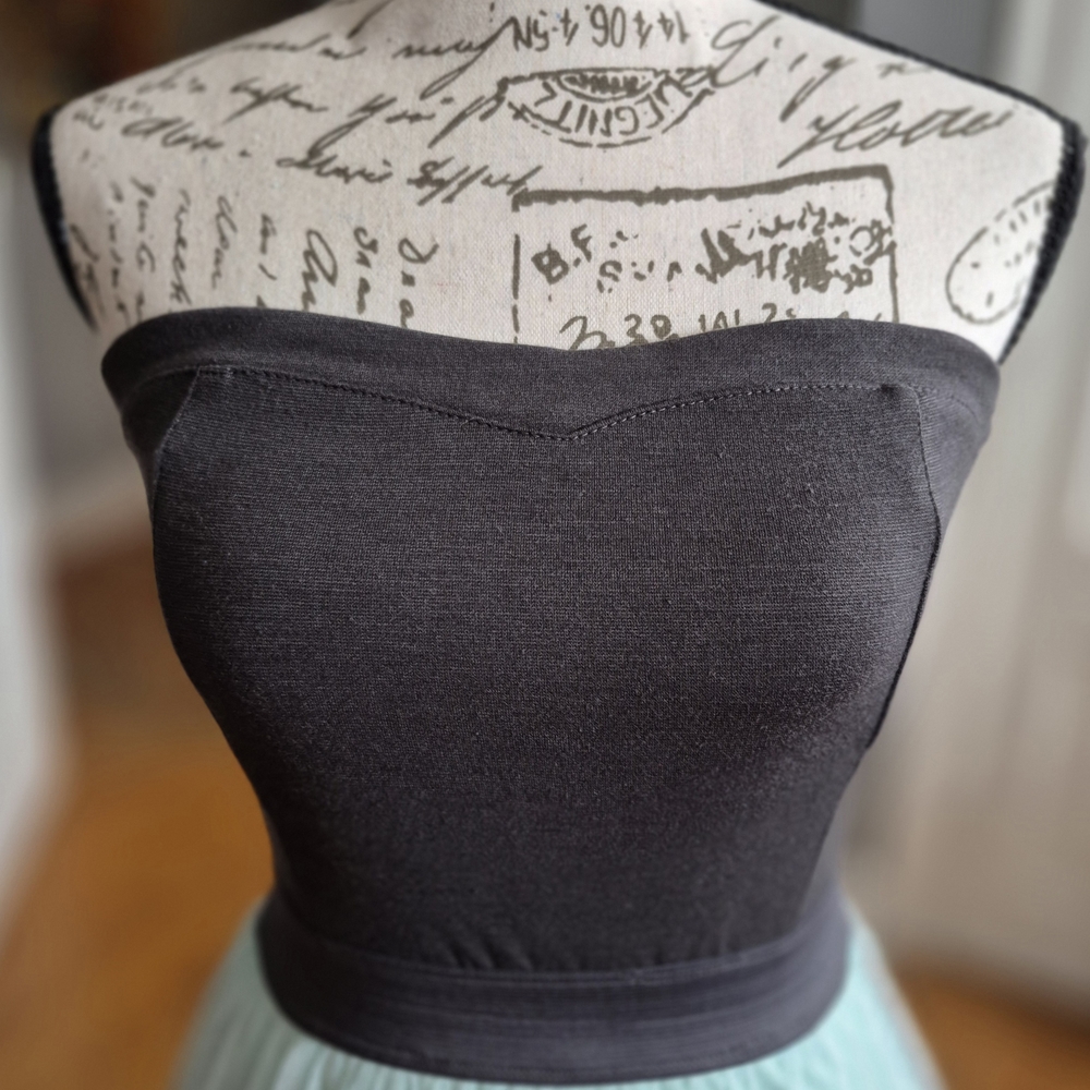 Ocean Drive Black and Mint Balletcore Mini Dress Small - Picture 5 of 8